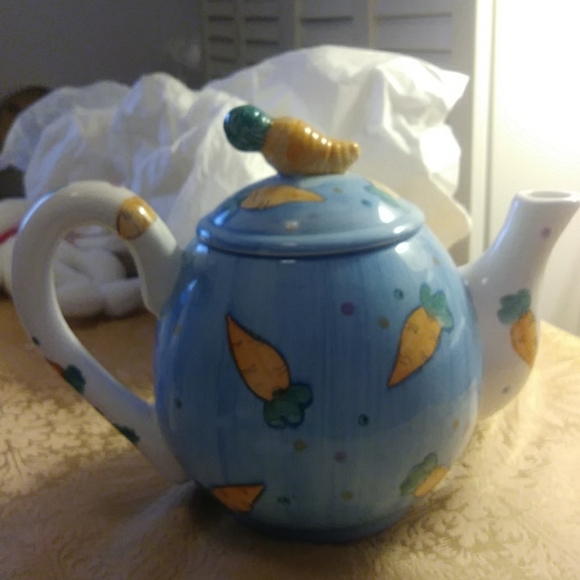 Easter tea Ceramic pot - Picture 2 of 6